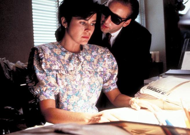 VAMPIRE'S KISS, Maria Conchita Alonzo, Nicolas Cage, 1989, (c) Hemdale Film Corp.