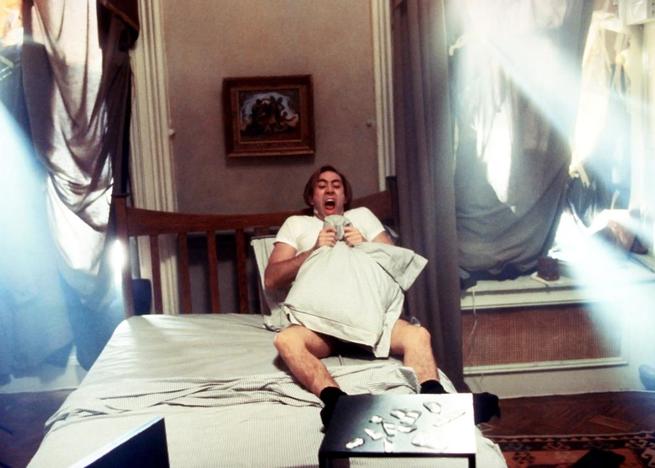 VAMPIRE'S KISS, Nicolas Cage, 1989, (c) Hemdale Film Corp.
